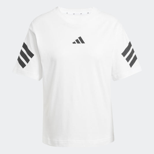 Polo Adidas Future Icons 3 Tiras Mujer - Urbano | JE0238 Blanco
