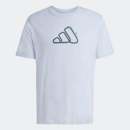 Polo Adidas Graphic Motorsport Track Hombre - Urbano | JZ5051 Blanco