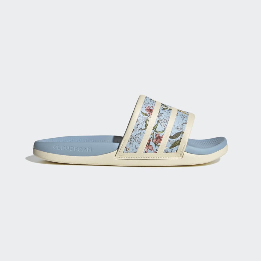 Sandalias Adidas Adilette Comfort 2.0 Unisex - Urbano | KJ5394 Beige / Azul