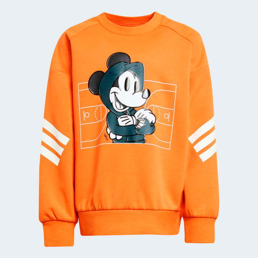 Sudadera Adidas Disney Mickey Mouse Unisex - Urbano | JL9188 Naranja