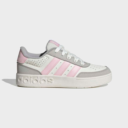 Zapatillas Adidas Breakbase Unisex - Urbano | KJ9590 Blanco/Gris/Rosa