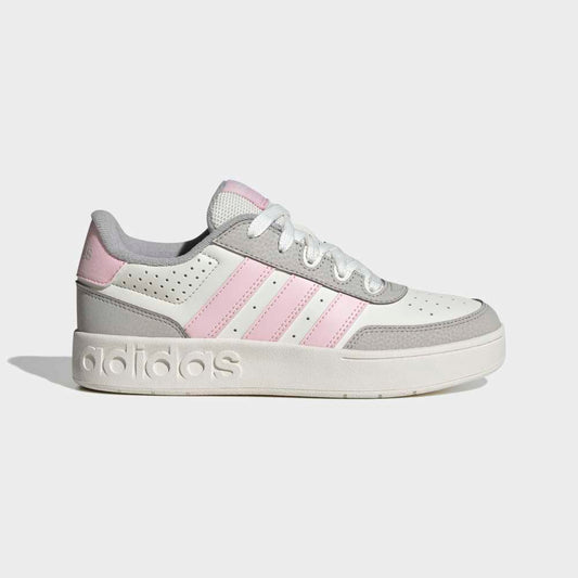 Zapatillas Adidas Breakbase Unisex - Urbano | KJ9590 Blanco/Gris/Rosa