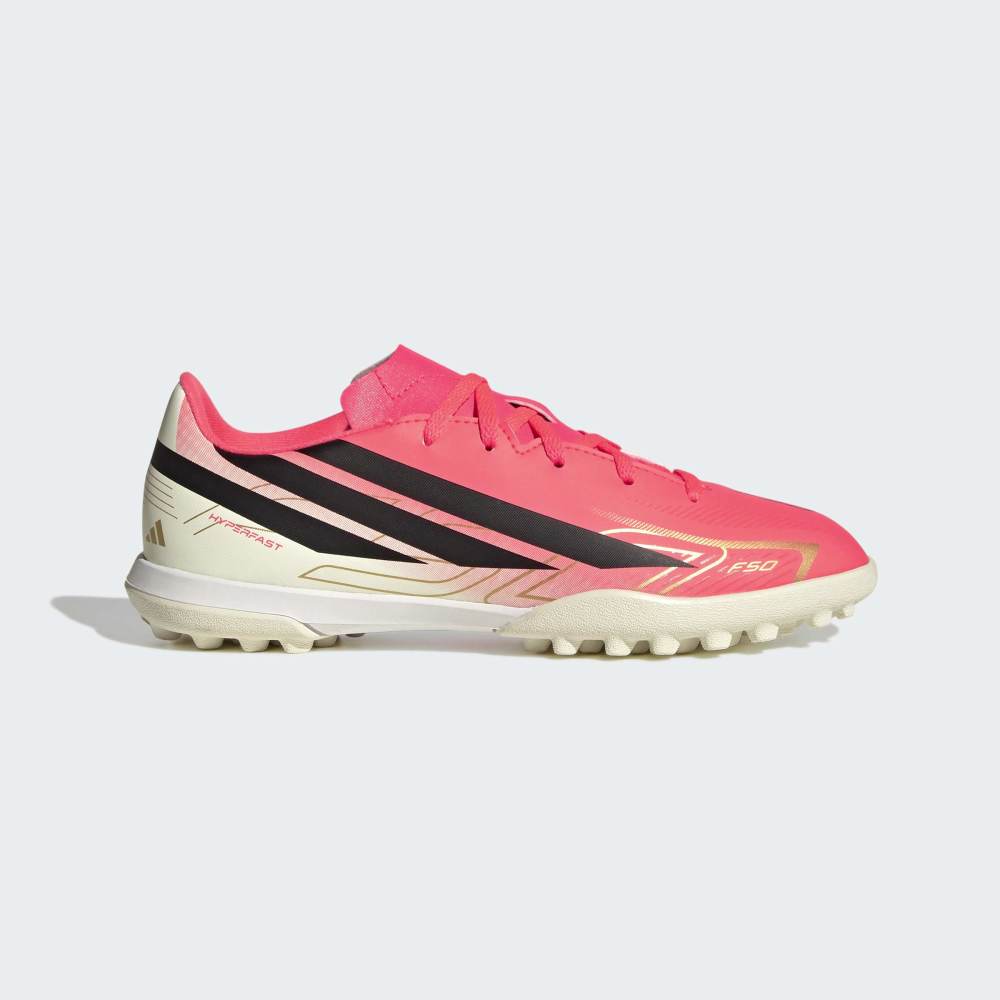 Zapatillas Adidas F50 Hyperfast Club TF Niños - Fútbol | KK1366 Rosa