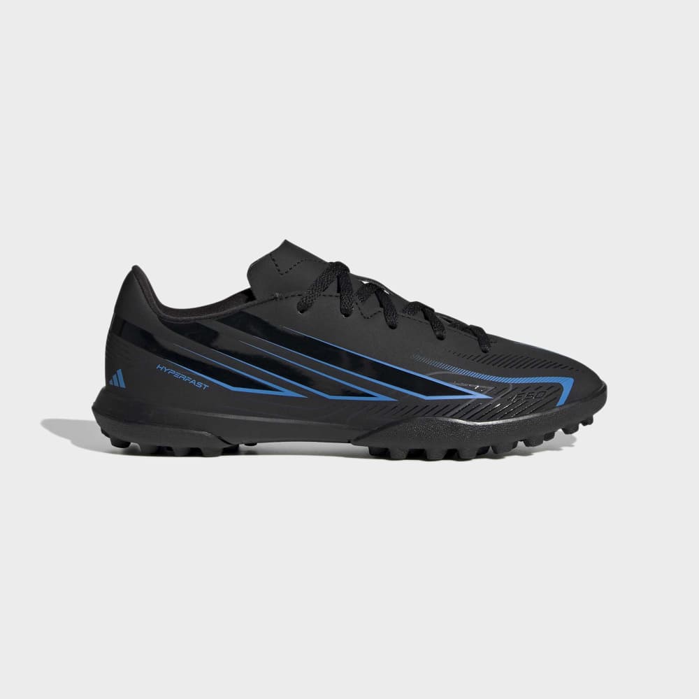 Zapatillas Adidas F50 Hyperfast Club TF Unisex - Fútbol | KK1365 Negro / Azul