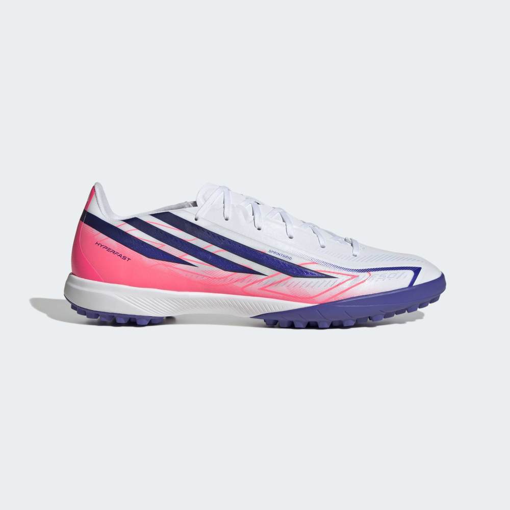 Zapatillas Adidas F50 Hyperfast League TF Hombre - Fútbol | KJ3434 Blanco / Azul