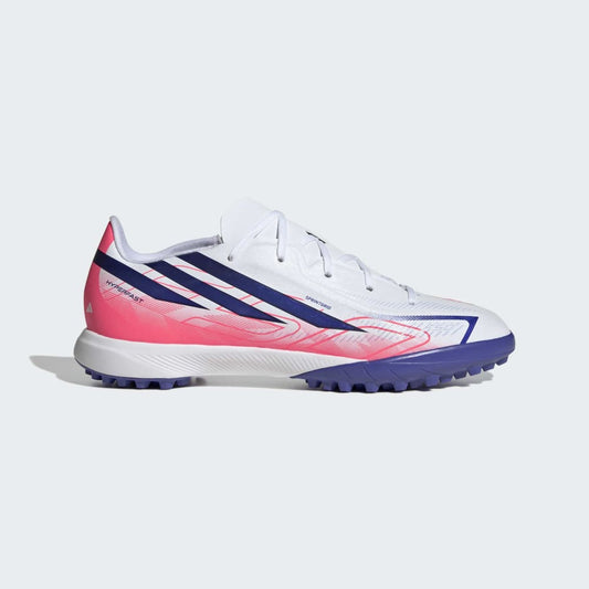 Zapatillas Adidas F50 Hyperfast League TF Unisex - Fútbol | KK1321 Blanco / Azul
