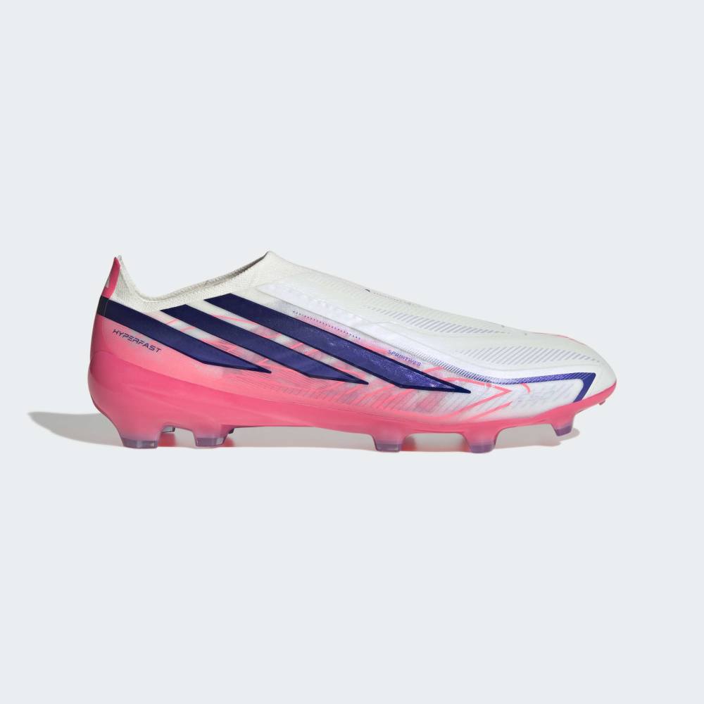 Zapatillas Adidas F50 Hyperfast Pro LL/FG Hombre - Fútbol | KH6806 Blanco/Rosa