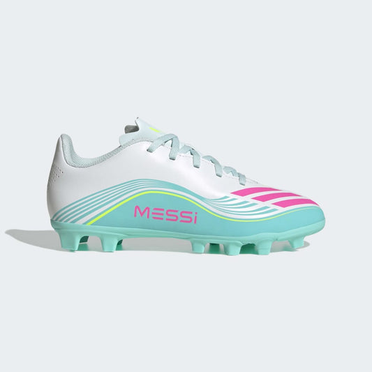 Zapatillas Adidas F50 Messi Club FG/MG Unisex - Fútbol | JQ0950 Plateado