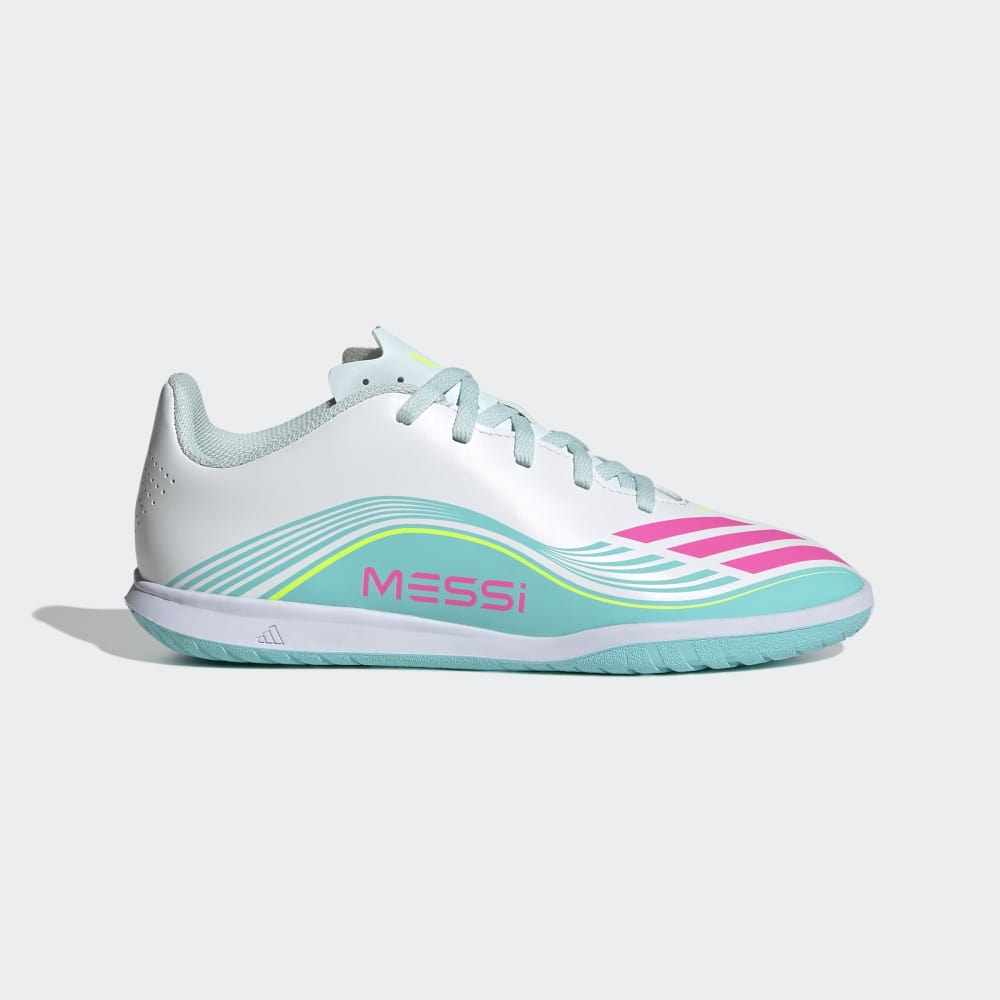 Zapatillas Adidas F50 Messi Club IN Unisex - Fútbol | JQ0948 Plateado