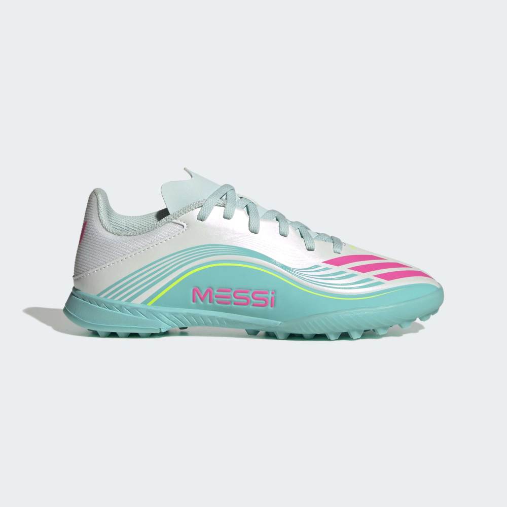 Zapatillas Adidas F50 Messi League TF Unisex - Fútbol | JQ0944 Plateado