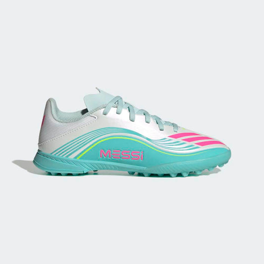 Zapatillas Adidas F50 Messi League TF Unisex - Fútbol | JQ0944 Plateado