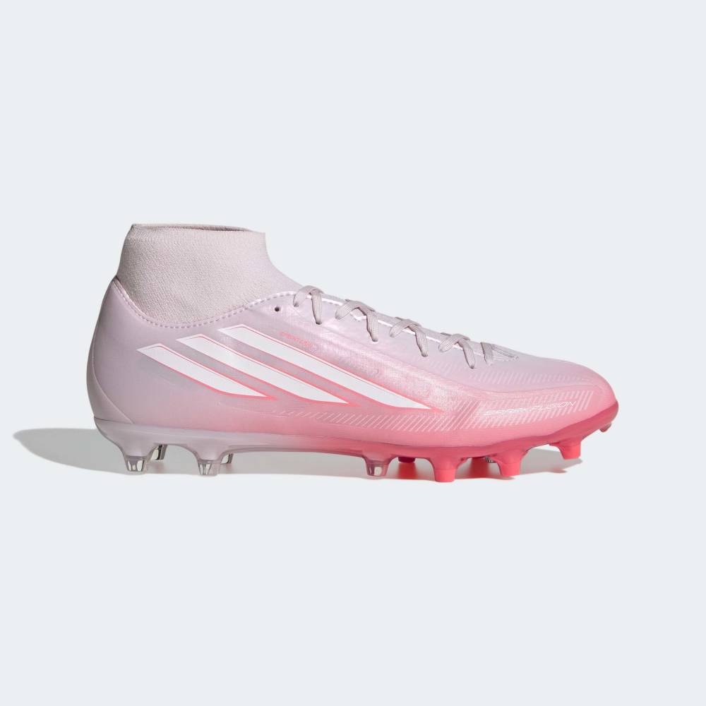 Zapatillas Adidas F50 Sparkfusion League FG/AG Mujer - Fútbol | IH4488 Rosado / Blanco