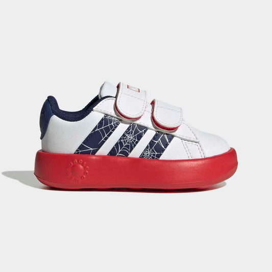 Zapatillas Adidas Grand Court Spider-Man Niños - Urbano | KI9192 Blanco/Rojo