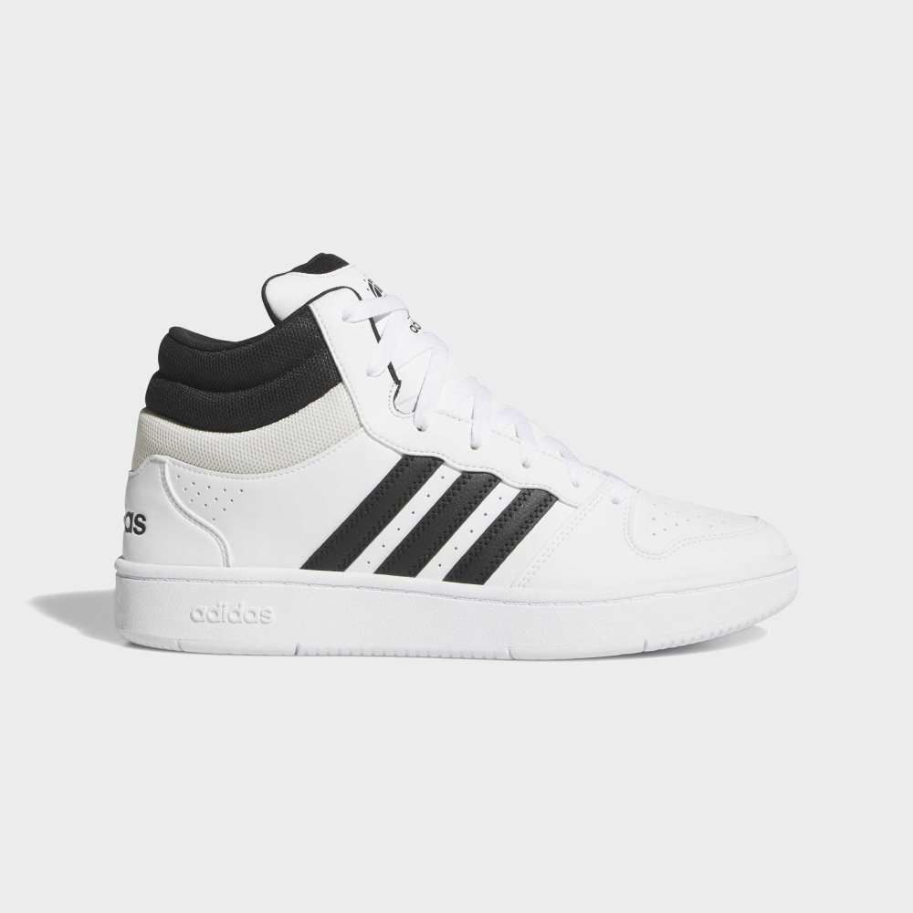 Zapatillas Adidas Hoops Mid Classic Unisex - Básquet | KI1032 Blanco