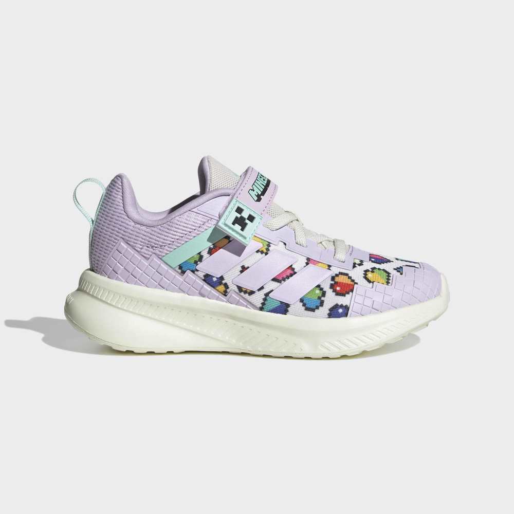 Zapatillas Adidas Minecraft Fortarun Niños - Urbano | JR1950 Lila