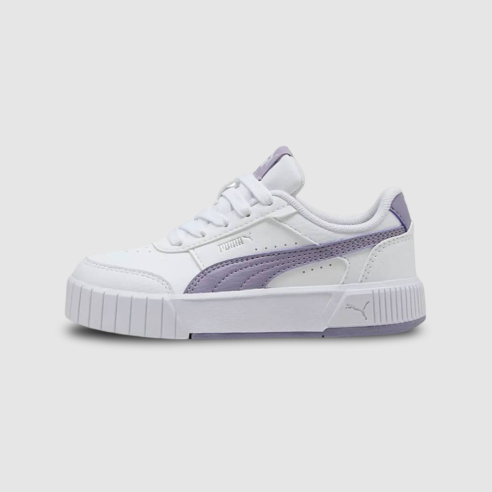 Zapatillas Puma Carina Mia Niños - Urbano | 403747 07 Blanco / Lila