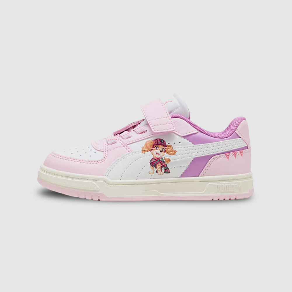 Zapatillas Puma Caven III Paw Patrol Girls AC+ PS Niños - Urbano | Blanco/Rosado