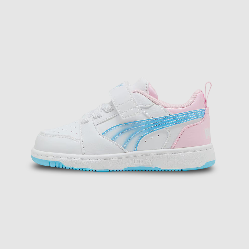Zapatillas Puma Rebound V6 lo Jelly Heaven Niños - Urbano | 405059 01 Blanco / Celeste