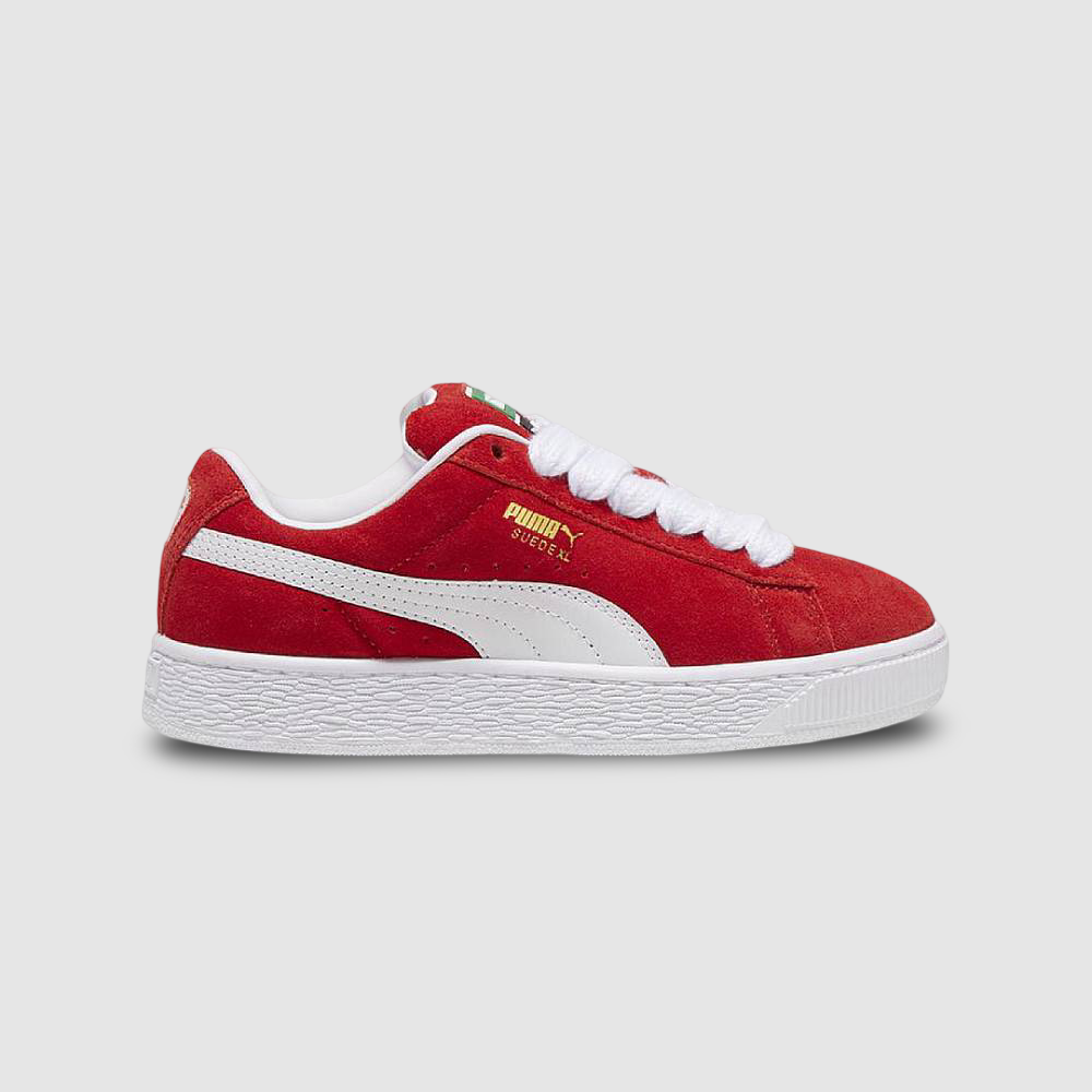 Zapatillas Puma Suede XL JR Unisex - Urbano | 396577 03 Rojo / Blanco